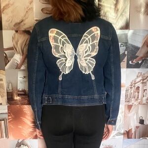 Butterfly Denim Jacket